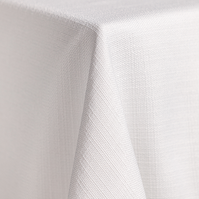 Weave Table Cloth - White - 3.6m x 2.1m